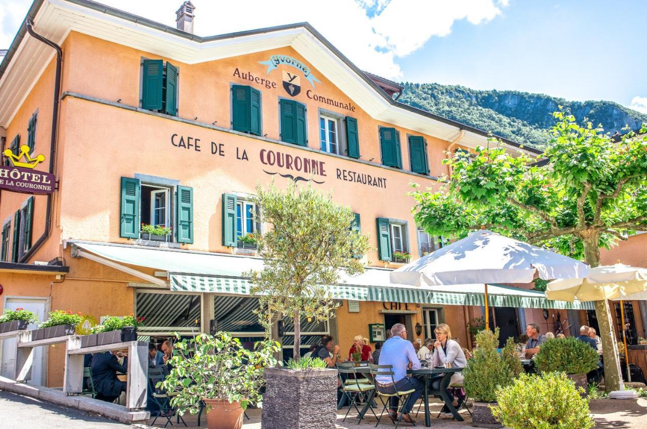 Auberge Communale De La Couronne Yvorne Экстерьер фото